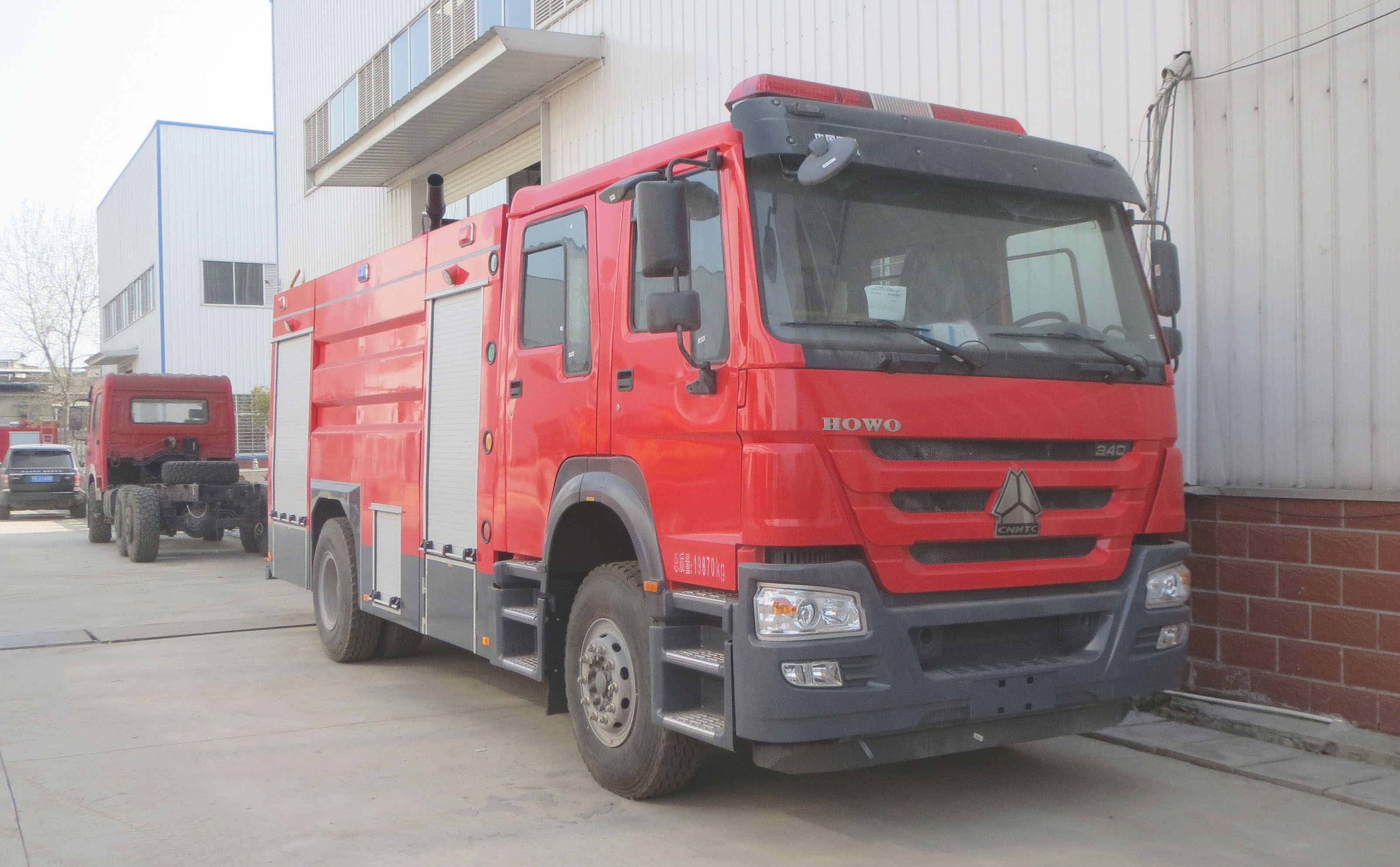 重汽水罐消防車(chē)